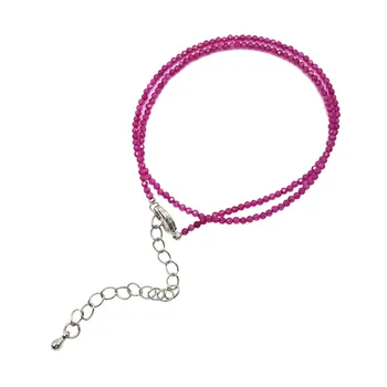 Lii Ji Unique Lab-created Rubys Faceted 2mm Tiny beads Choker Necklace 16''-18'' for Man or Women Drop shipping
Lii Ji Unique Lab-created Rubys Faceted 2mm Tiny beads Choker Necklace 16''-18'' for Man or Women Drop shipping