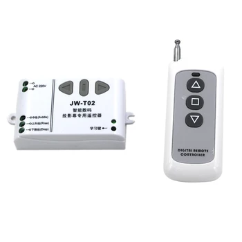AC 220 V Wireless remote control switch receiver transmitter tubular motor controller forward/reverse/stop 3 key
AC 220 V Wireless remote control switch receiver transmitter tubular motor controller forward/reverse/stop 3 key