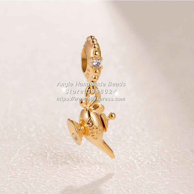2019 Mother's Day Shine Disn Magic Lamp 18K Gold Overlay Sterling Silver Dangle Charm bead Fits All European DIY Bracelets
2019 Mother's Day Shine Disn Magic Lamp 18K Gold Overlay Sterling Silver Dangle Charm bead Fits All European DIY Bracelets