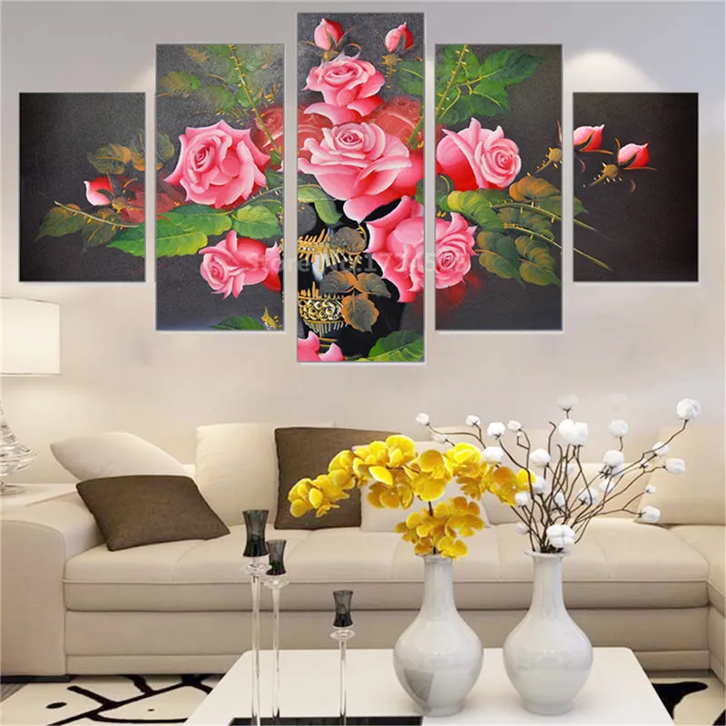 Unframed 5pcs Prints Rose Flowers Canvas Painting Wall Art Picture Home Decoration Print On Canvas For Living Room
Unframed 5pcs Prints Rose Flowers Canvas Painting Wall Art Picture Home Decoration Print On Canvas For Living Room