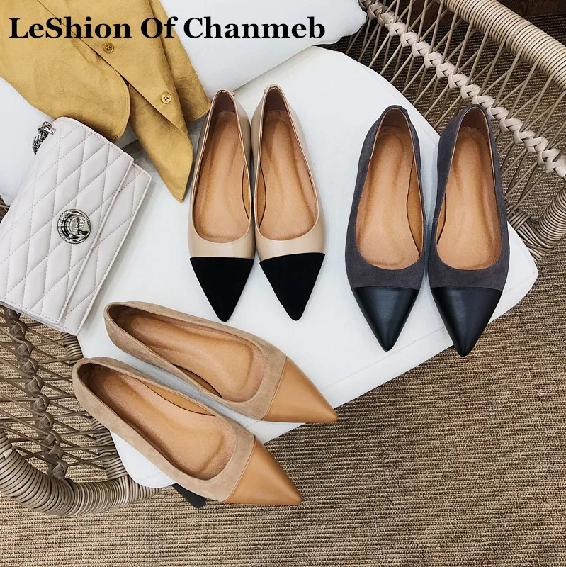 size 34-43 women's 2019 new fashion cow leather ballet flats lady slip ons sheep suede spring summer single shoes brand designer
size 34-43 women's 2019 new fashion cow leather ballet flats lady slip ons sheep suede spring summer single shoes brand designer