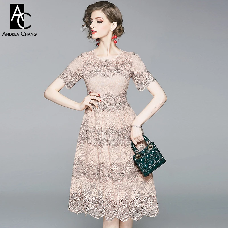 S-XXL spring summer woman dress black flower pattern blue pink white lace dress ball gown over knee long sweet elegant dress
S-XXL spring summer woman dress black flower pattern blue pink white lace dress ball gown over knee long sweet elegant dress
