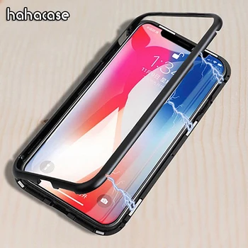 10pcs Magnetic Adsorption Bumper Metal Anti-Shock Cover For iPhone XS Max XR X 8 7 6 6S Plus Tempered Glass Back Hard Cases
10pcs Magnetic Adsorption Bumper Metal Anti-Shock Cover For iPhone XS Max XR X 8 7 6 6S Plus Tempered Glass Back Hard Cases