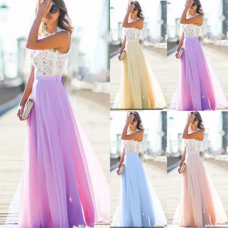 2019 hot sale sleeveless pink vintage long dress summer Women's Lace Formal Wedding Ball Gown Party Bridesmaid
2019 hot sale sleeveless pink vintage long dress summer Women's Lace Formal Wedding Ball Gown Party Bridesmaid