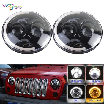 DOT CREE LED Hi/Lo Projector 7" Inch ledHeadlights For Ford Mustang for Hummer H1 H2 For Suzuki Samurai Land Rover Defender
DOT CREE LED Hi/Lo Projector 7" Inch ledHeadlights For Ford Mustang for Hummer H1 H2 For Suzuki Samurai Land Rover Defender