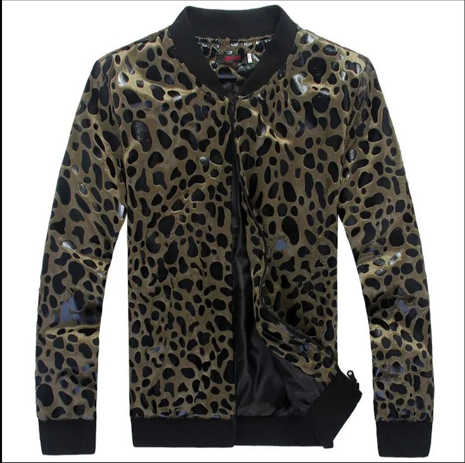 Men's jacket spring new Korean version jacket youth non-mainstream Leopard jacket men Slim sequined coats male singer costumes
Men's jacket spring new Korean version jacket youth non-mainstream Leopard jacket men Slim sequined coats male singer costumes