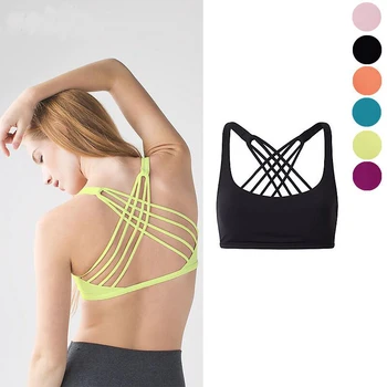 2016 Purplish red/Yellow/Black/Pink/Blue/Orange Solid Padded Bra Push Up Backless Bandage Fitnes Sporting Bras Sexy 3/4 Cup Top
2016 Purplish red/Yellow/Black/Pink/Blue/Orange Solid Padded Bra Push Up Backless Bandage Fitnes Sporting Bras Sexy 3/4 Cup Top