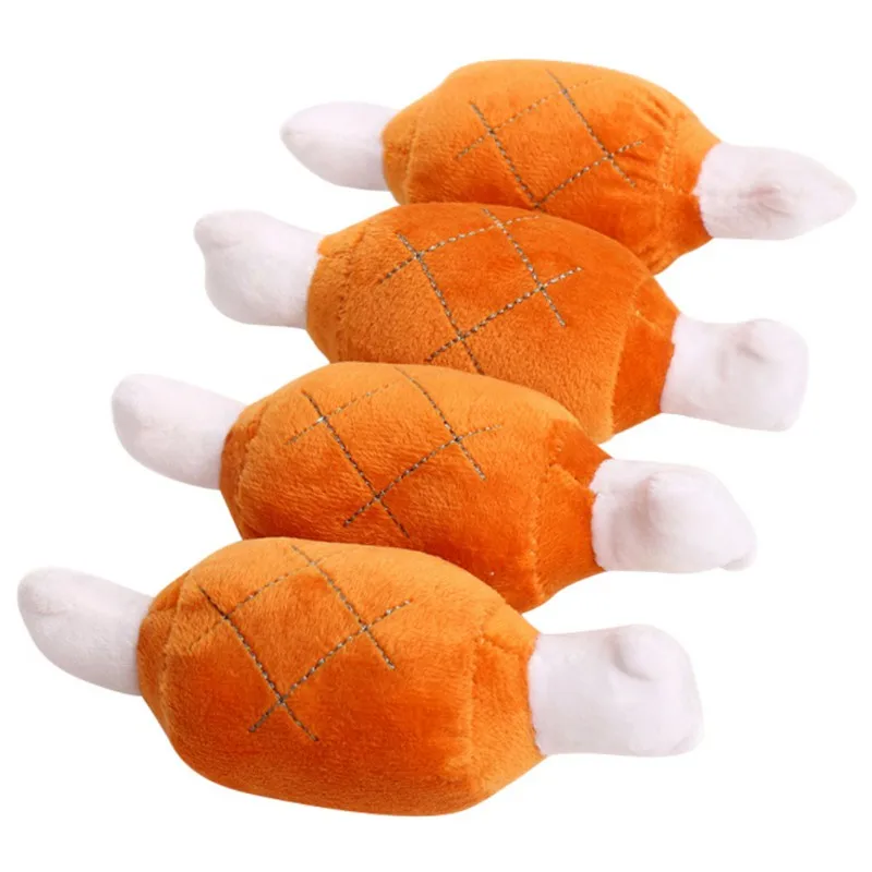 Soft Velvet Pet Dog Chicken Legs Plush bone Toys Interactive attractive Sound Cats Dog Cats Teddy Pitbull Squeak Toys
Soft Velvet Pet Dog Chicken Legs Plush bone Toys Interactive attractive Sound Cats Dog Cats Teddy Pitbull Squeak Toys
