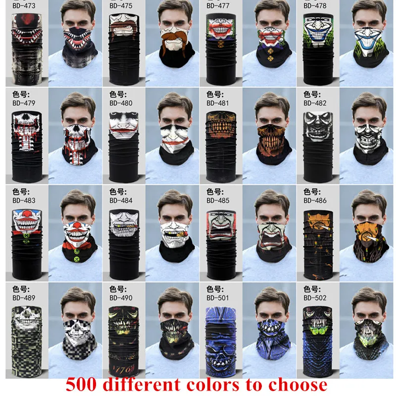 Halloween Festival Skull Masks Skeleton Outdoor Motorcycle Bicycle Multi Function Neck Warmer Ghost Half Face Mask Scarves D8
Halloween Festival Skull Masks Skeleton Outdoor Motorcycle Bicycle Multi Function Neck Warmer Ghost Half Face Mask Scarves D8