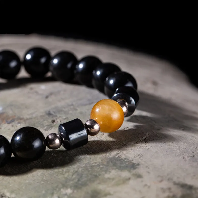 Fashion 10mm Natural Stone Beads Bracelets For Men Hematite Beaded Stones Strand Bangles Jewelry Male Homme Wristband Hand Chain
Fashion 10mm Natural Stone Beads Bracelets For Men Hematite Beaded Stones Strand Bangles Jewelry Male Homme Wristband Hand Chain