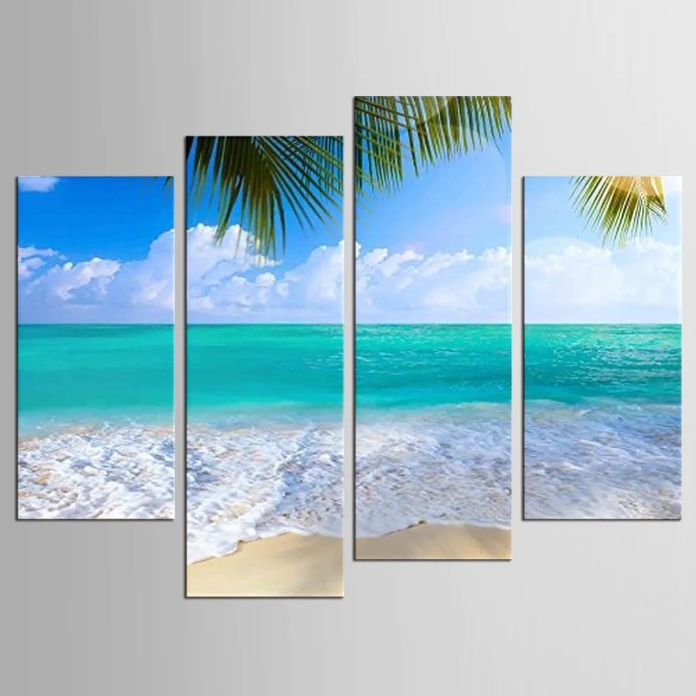 4 Panel Modern Wall Art Home Decoration Painting Canvas Wall Art Prints Pictures Sea Scenery With Beach
4 Panel Modern Wall Art Home Decoration Painting Canvas Wall Art Prints Pictures Sea Scenery With Beach