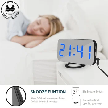Large Number Display Alarm Clock LED Voice Control Large Alarm Clock Electronic Snooze Backlinght Desktop Digital Table Clocks
Large Number Display Alarm Clock LED Voice Control Large Alarm Clock Electronic Snooze Backlinght Desktop Digital Table Clocks