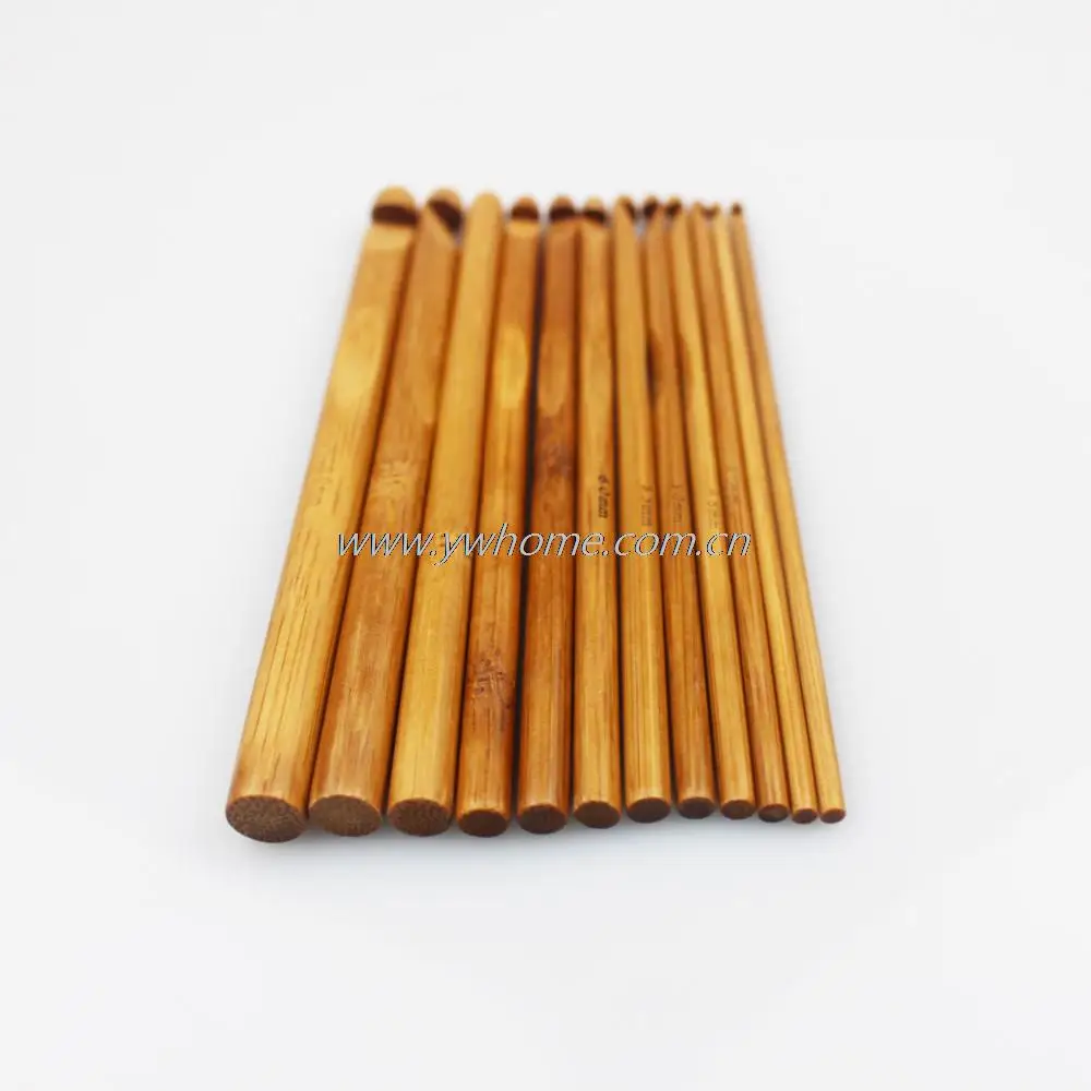 12 Sizes Carbonized Bamboo Handle Crochet Hooks Knit Weave Yarn Craft Knitting Needle
12 Sizes Carbonized Bamboo Handle Crochet Hooks Knit Weave Yarn Craft Knitting Needle