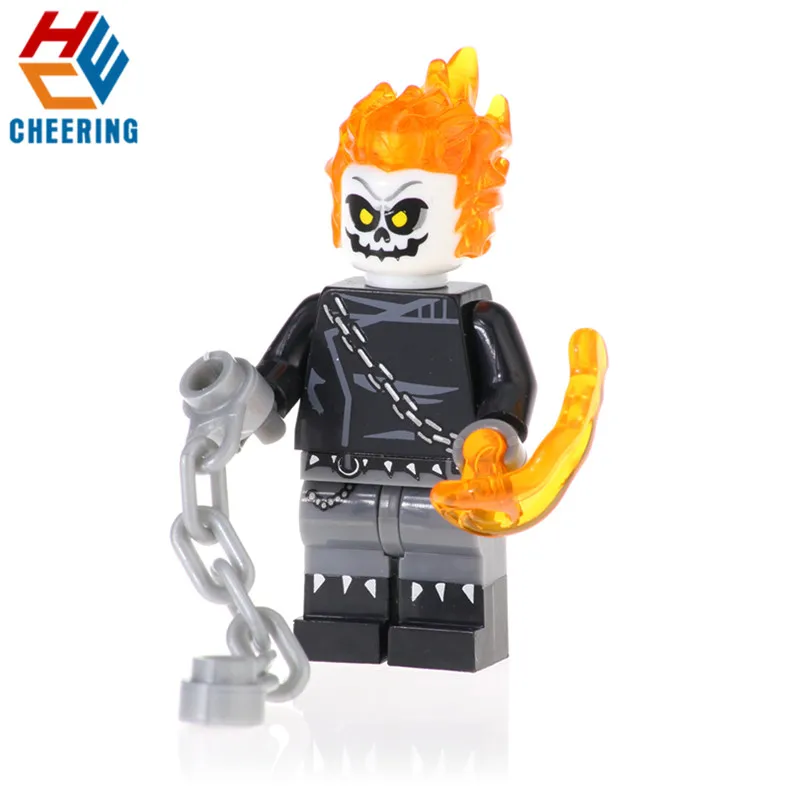 Single Sale Building Blocks Heroes Iron Man Ulysses Klaw Ghost Rider Assemble Figures Bricks Action Toys for Children XH 975
Single Sale Building Blocks Heroes Iron Man Ulysses Klaw Ghost Rider Assemble Figures Bricks Action Toys for Children XH 975