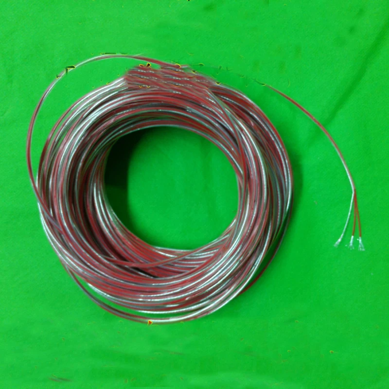 10M/20M high temperature Teflon Silver plated tetrafluorowire cable 3core pt100 Extension cable 3*7*0.15 250C
10M/20M high temperature Teflon Silver plated tetrafluorowire cable 3core pt100 Extension cable 3*7*0.15 250C