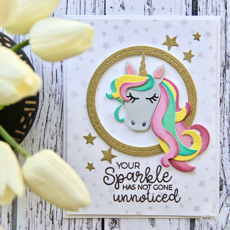 New Build a Unicorn Die Set Metal Cutting Dies Stencil for DIY Scrapbooking Photo Album Embossing Paper Cards Decorative Crafts
New Build a Unicorn Die Set Metal Cutting Dies Stencil for DIY Scrapbooking Photo Album Embossing Paper Cards Decorative Crafts