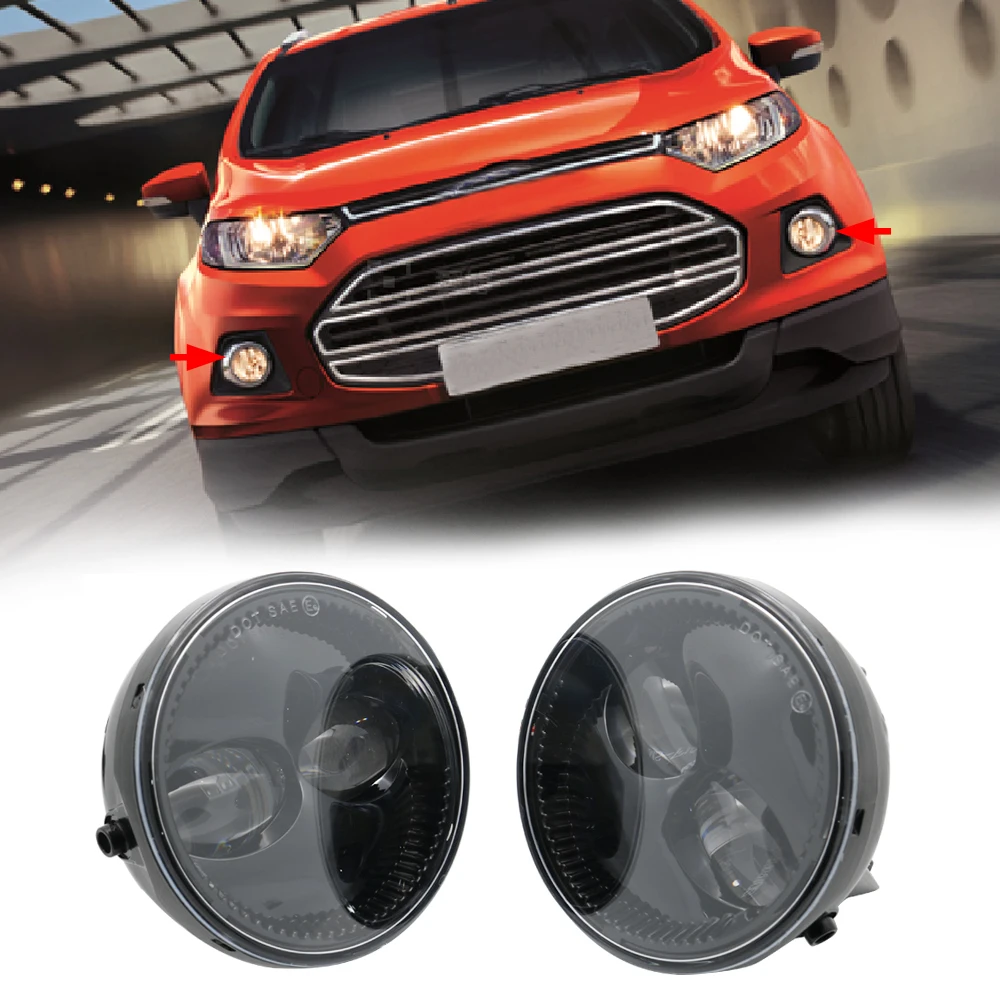2x 4.5 inch Newest High Power LED Fog Light Bulb Lamp Car-styling Led Fog Lamp Projector for Ford F150 F-150 2007-2014 years (17)