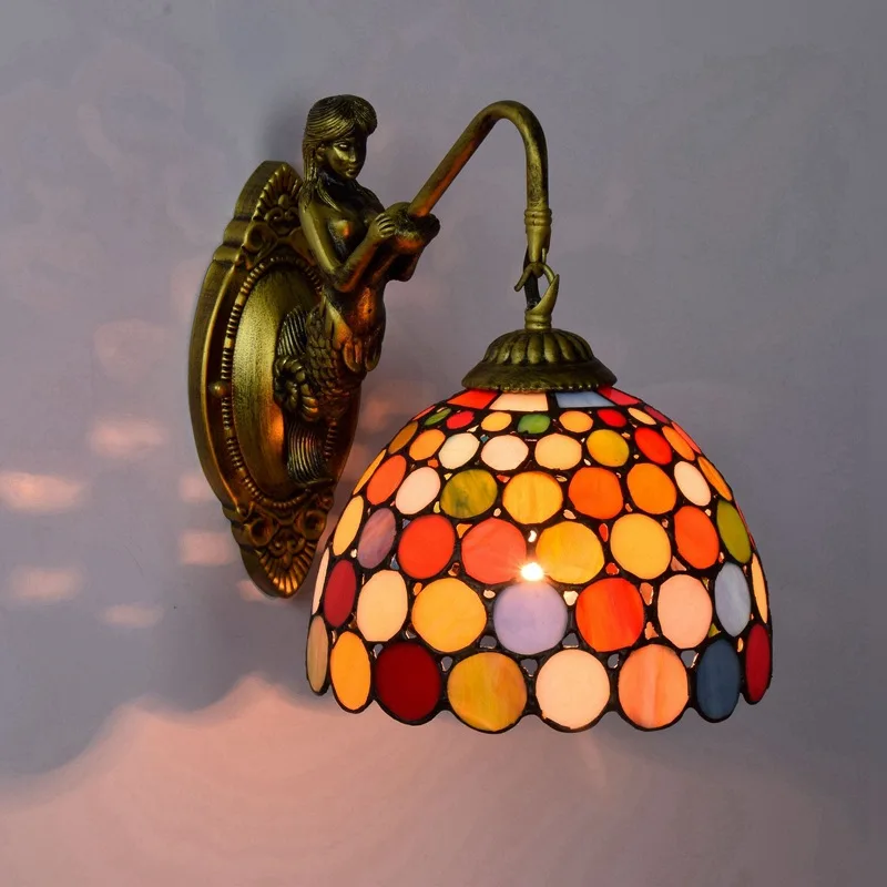 Ou after guti tiffany stained glass sitting room dining-room dazzle colour bar club corridor balcony bedroom wall lamp
Ou after guti tiffany stained glass sitting room dining-room dazzle colour bar club corridor balcony bedroom wall lamp