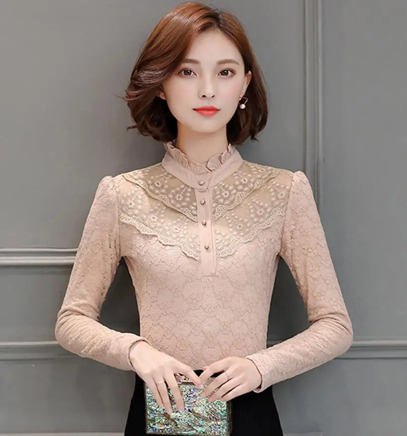 blusa feminina 2018 Autumn Winter Women Lace Blouse plus size Long sleeves Lace Crochet Casual Blouses Shirt Tops
blusa feminina 2018 Autumn Winter Women Lace Blouse plus size Long sleeves Lace Crochet Casual Blouses Shirt Tops
