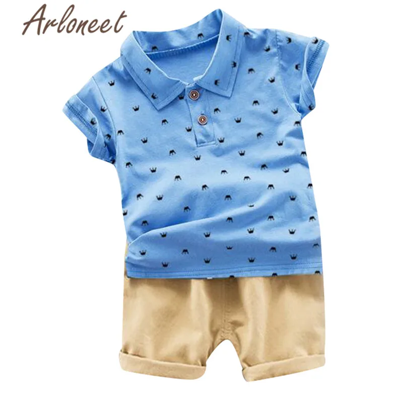 ARLONEET Clothes baby boys short sleeve shirt solid shorts kids tops beach shirt for boys 2pcs 2019 Summer Toddle boy Outfits
ARLONEET Clothes baby boys short sleeve shirt solid shorts kids tops beach shirt for boys 2pcs 2019 Summer Toddle boy Outfits