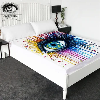 Rainbow Fire by Pixie Cold Art Bedding Sheet Colorful 3D Printed Fitted Sheet Watercolor Eye Deep Pocket Sheet Bedlinen Gift 1pc
Rainbow Fire by Pixie Cold Art Bedding Sheet Colorful 3D Printed Fitted Sheet Watercolor Eye Deep Pocket Sheet Bedlinen Gift 1pc