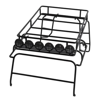 RC Crawler D90 Roof Rack And Multi-function LED Light for AXIAL SCX10 D90 Crawler Luggage Rack Tray Climbing RC Car Metal Luggag
RC Crawler D90 Roof Rack And Multi-function LED Light for AXIAL SCX10 D90 Crawler Luggage Rack Tray Climbing RC Car Metal Luggag