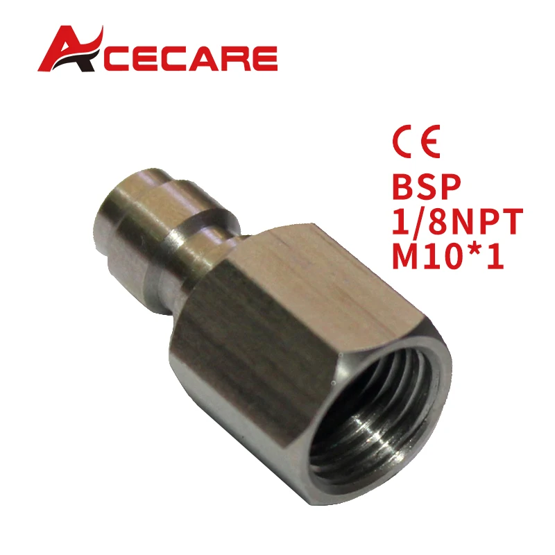 Hot Air Rilfe Inner Thread 1/8-27 NPT M10*1 1/8BSP Male Quick Disconnect Adaptor Stainless Steel Fill Nipple paintball Acecare
Hot Air Rilfe Inner Thread 1/8-27 NPT M10*1 1/8BSP Male Quick Disconnect Adaptor Stainless Steel Fill Nipple paintball Acecare