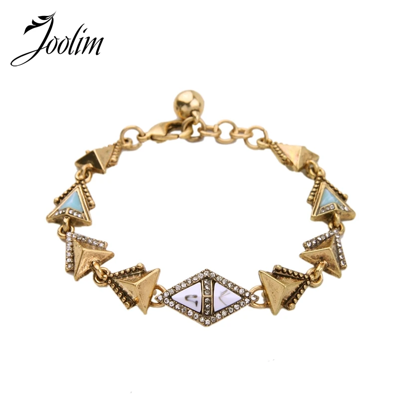 JOOLIM Jewelry Wholesale/ Triangle Blue White Marble Charm Bracelet Free Shipping
JOOLIM Jewelry Wholesale/ Triangle Blue White Marble Charm Bracelet Free Shipping