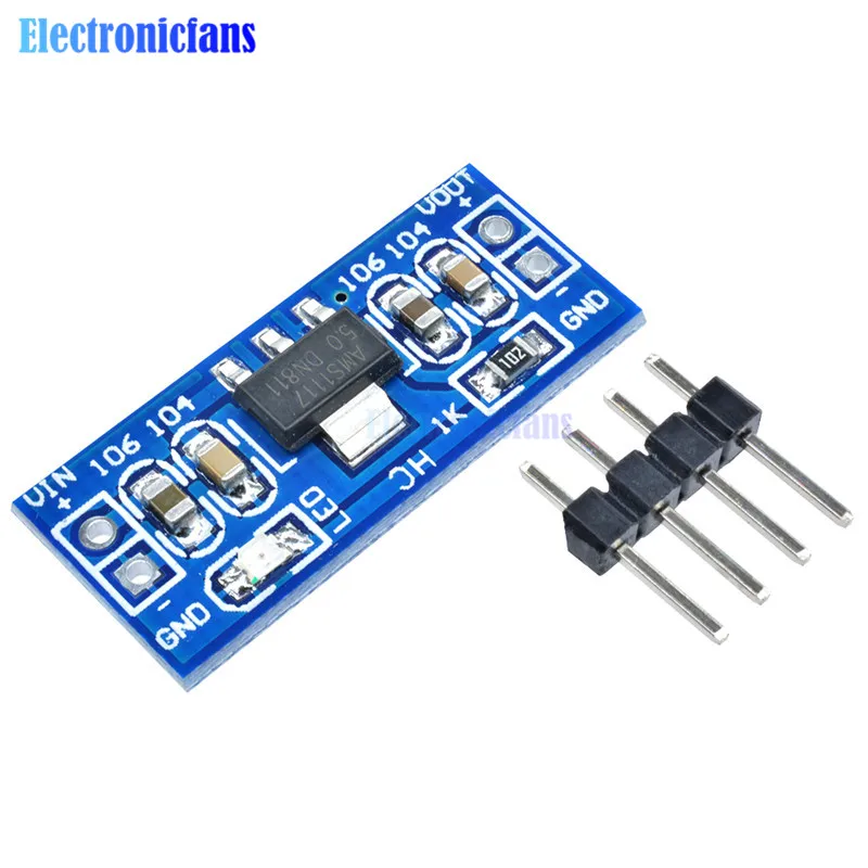 10 шт. Стандартный блок питания 6 0 В-12 в до 5 В для Arduino Raspberry Pi плата печатной платы с