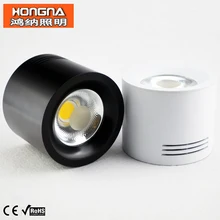 2016 New Arrival 12W 15W LED Downlight COB Downlighter Surface Mounted Decorative illumination 110V/220V/240V Free Shipping