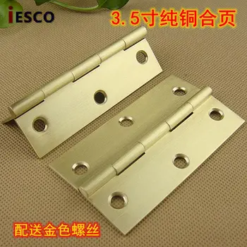Free shipping Copper solid hinge copper hinge copper hinge door hinge furniture hinge small hinge 3.5 inch
Free shipping Copper solid hinge copper hinge copper hinge door hinge furniture hinge small hinge 3.5 inch