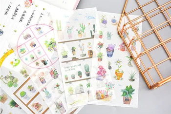 6pcs Potted series paper sticker Organizer Calendar Diary Book Planner Sticker Scrapbook Decoration papeleria sale
6pcs Potted series paper sticker Organizer Calendar Diary Book Planner Sticker Scrapbook Decoration papeleria sale