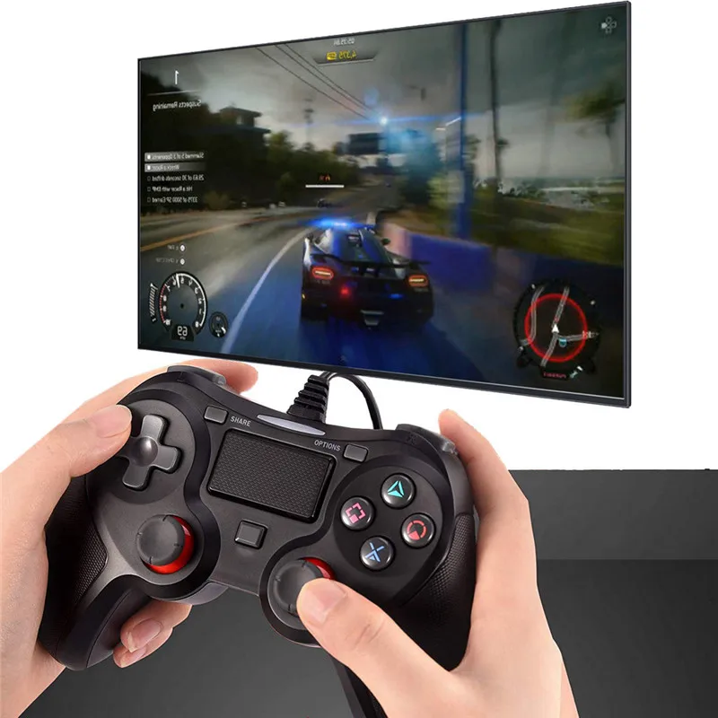 KEBIDU Wired Controller for PS4 USB Gamepad Controller with The Dual Game Vibration for Playstation 4/3 for PS4 for PS4 Pro
KEBIDU Wired Controller for PS4 USB Gamepad Controller with The Dual Game Vibration for Playstation 4/3 for PS4 for PS4 Pro