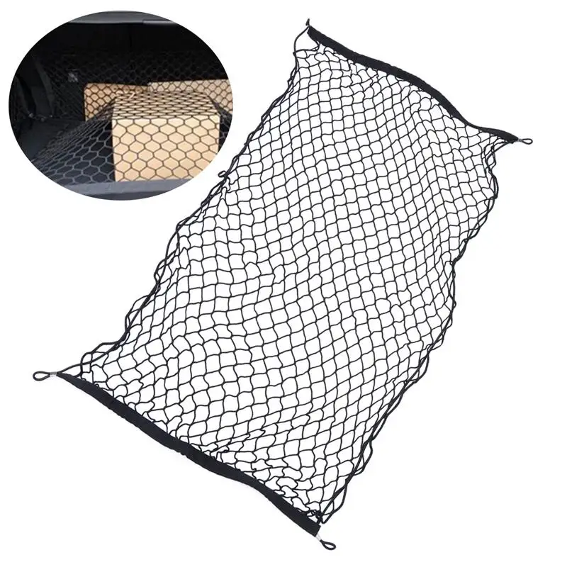 110x50cm Mesh Storage Net Car Trunk Cargo Organizer Bag with 4 Hooks Nylon Auto Accessories Holder Bag for Car Van SUV
110x50cm Mesh Storage Net Car Trunk Cargo Organizer Bag with 4 Hooks Nylon Auto Accessories Holder Bag for Car Van SUV
