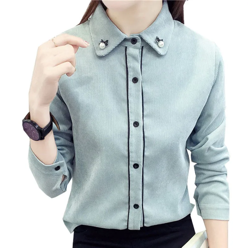 2017 Autumn Winter Shirts Women Embroidery Blouses Mujer Corduroy Tops For Female Casual Long Sleeve Femme Blusas Bordadas E0151
2017 Autumn Winter Shirts Women Embroidery Blouses Mujer Corduroy Tops For Female Casual Long Sleeve Femme Blusas Bordadas E0151