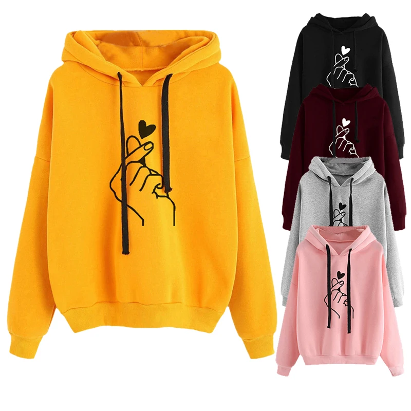 Vertvie New Women Solid Long-Sleeved Hooded Pullover Sports Fitness Printed Skateboarding Hoodies Gym Workout Tops Female Casual
Vertvie New Women Solid Long-Sleeved Hooded Pullover Sports Fitness Printed Skateboarding Hoodies Gym Workout Tops Female Casual