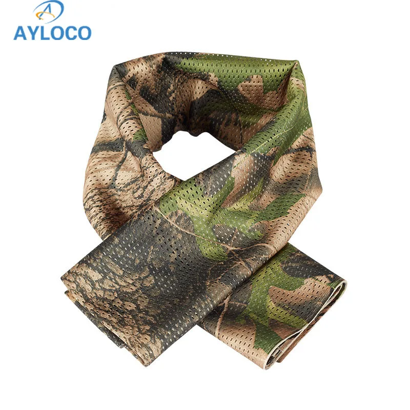 Military Tactical Windproof Camouflage Scarf Mesh Anti-dust Army Winter Warm Scarves For Hunting Shooting Airsoft Men Scarf
Military Tactical Windproof Camouflage Scarf Mesh Anti-dust Army Winter Warm Scarves For Hunting Shooting Airsoft Men Scarf