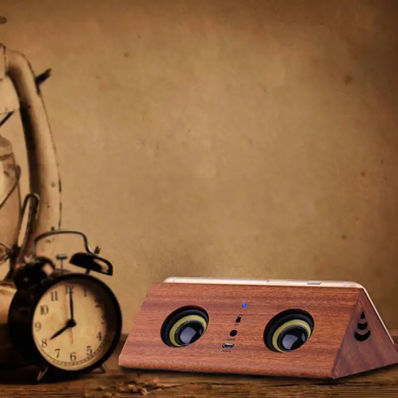 Wooden Retro Induction Speaker Waterproof Drop-proof Call Function mini Mobile Phone Bracket Smart Computer Speaker New
Wooden Retro Induction Speaker Waterproof Drop-proof Call Function mini Mobile Phone Bracket Smart Computer Speaker New