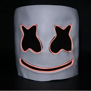 DJ Marshmello Masks Light Headgear Mask Marshmello Helmets Cosplay Halloween Carnaval For marshmello DJ Holiday Party M945
DJ Marshmello Masks Light Headgear Mask Marshmello Helmets Cosplay Halloween Carnaval For marshmello DJ Holiday Party M945