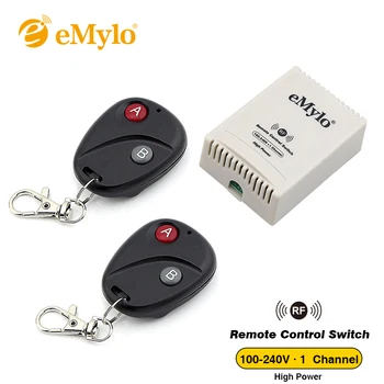 eMylo AC 100-240V 2500W RF Wireless Learning Remote Control Light Switch Round Type Transmitter 1 Channel Relay Free shipping
eMylo AC 100-240V 2500W RF Wireless Learning Remote Control Light Switch Round Type Transmitter 1 Channel Relay Free shipping