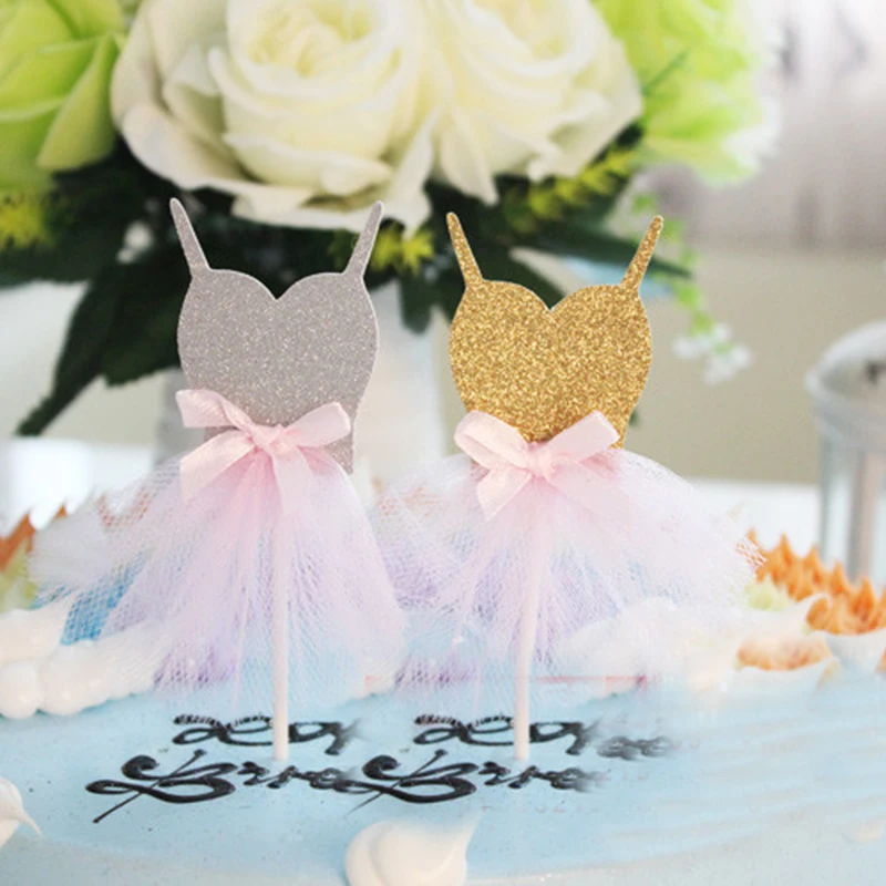 Cute Princess Veil Dress Skirt Bowknot Cake Toppers Cupcake Insert Card Baby Kids Girl Birthday Wedding Party Decoration
Cute Princess Veil Dress Skirt Bowknot Cake Toppers Cupcake Insert Card Baby Kids Girl Birthday Wedding Party Decoration