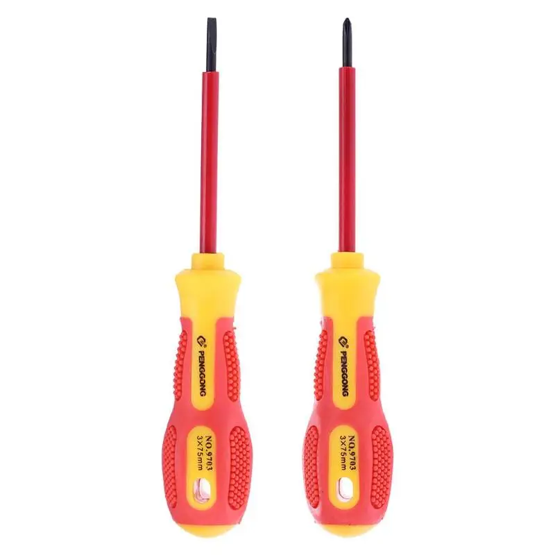 Multi-purpose Screwdriver PP+CR-V Insulated Magnetic Household Electricial Appliance Cross Straight Screwdriver Repair Hand Tool
Multi-purpose Screwdriver PP+CR-V Insulated Magnetic Household Electricial Appliance Cross Straight Screwdriver Repair Hand Tool