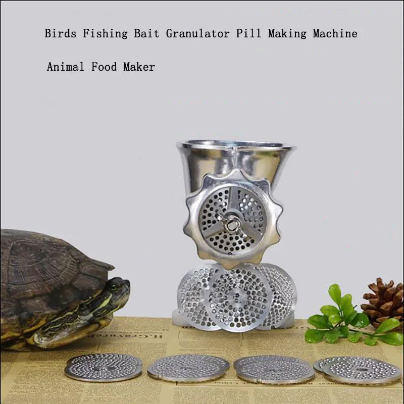 Фото Manual Birds Fishing Bait Granulator Pill Making Machine Animal Food Maker Pellet mell | Бытовая техника