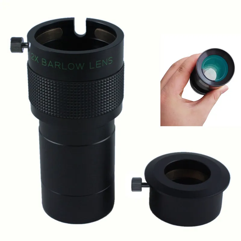 Astromania 2" ED 2x dual power Telescope Barlow Lens for Telescopes All Metal 2 inch 2X ED Barrow mirror telescope 2x ED Lens
Astromania 2" ED 2x dual power Telescope Barlow Lens for Telescopes All Metal 2 inch 2X ED Barrow mirror telescope 2x ED Lens