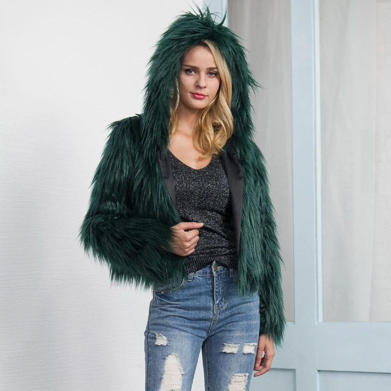 ZADORIN 10 Colors Autumn Winter Faux Fur Coat With Hooded Long Sleeve Women Short Fluffy Fake Fur Jacket Plus Size Streetwear
ZADORIN 10 Colors Autumn Winter Faux Fur Coat With Hooded Long Sleeve Women Short Fluffy Fake Fur Jacket Plus Size Streetwear