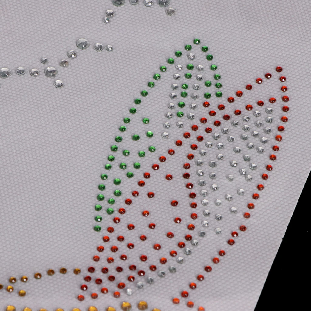 Fashion Hotfix Rhinestones,Heat Transfer Design Iron on Motifs,Rhinestone Applique Patch Sewing Accessories