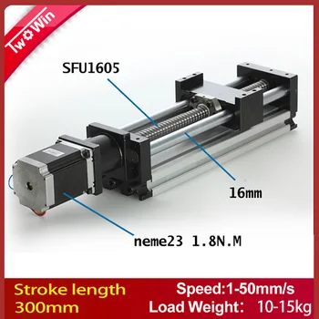 linear motion module 300mm Travel length Ballscrew 1605 Sliding Table linear sliding rail systems + nama 23
linear motion module 300mm Travel length Ballscrew 1605 Sliding Table linear sliding rail systems + nama 23