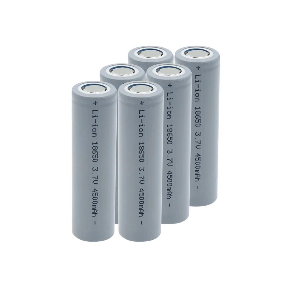1-10PCS 18650 Battery Rechargeable Lithium Battery 3.7V 18650 4500mAh Capacity Li-ion Rechargeable Cells For Flashlight bateria
1-10PCS 18650 Battery Rechargeable Lithium Battery 3.7V 18650 4500mAh Capacity Li-ion Rechargeable Cells For Flashlight bateria