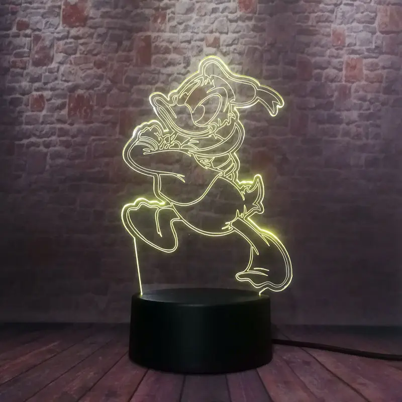Luminous Mickey Mouse Family Donald Figure 3D Illusion Lamp LED 7 Colorful Change Light Donald Duck Anime Figurines Model Toys
Luminous Mickey Mouse Family Donald Figure 3D Illusion Lamp LED 7 Colorful Change Light Donald Duck Anime Figurines Model Toys