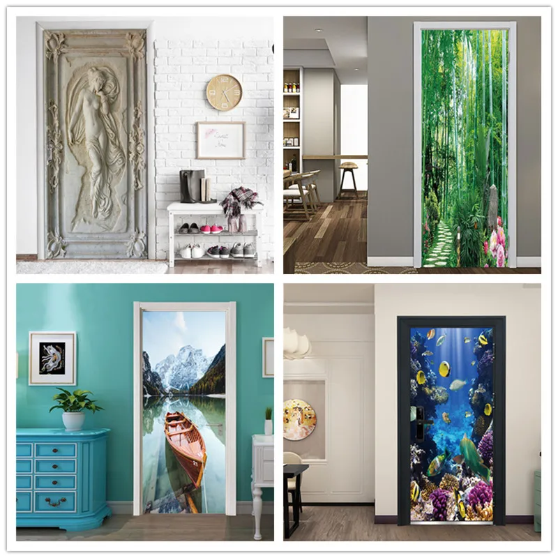 Custom Size 3D Natural Scenery and Statue Door Sticker Livingroom Bedroom Home Decor DIY Self-adhesive PVC Waterproof Wallpaper
Custom Size 3D Natural Scenery and Statue Door Sticker Livingroom Bedroom Home Decor DIY Self-adhesive PVC Waterproof Wallpaper